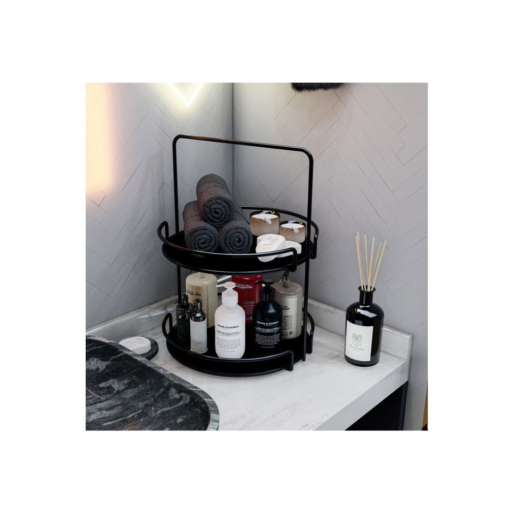 morpanda 2 Katlı Banyo Düzenleyici Organizer Takı Kozmetik Kitap Havlu Mutfak Rafı Standı Baharatlık Banyo Aksesuarları Fiyatı