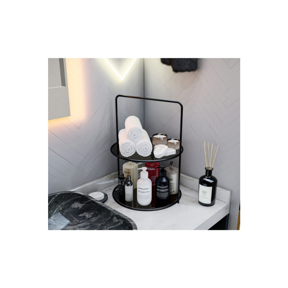 morpanda Banyo-mutfak Düzenleyici Organizer Takı Kozmetik Havlu Rafı Standı Mini Kitaplık 2 Katlı 40cm Eşya Saklama / Düzenleme Fiyatı