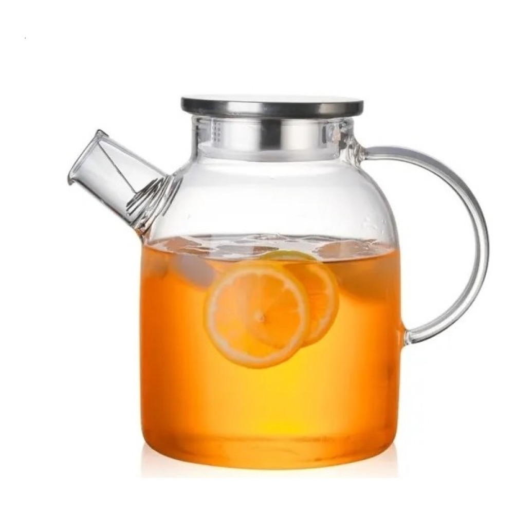 Morponi 1500 ml Metal Kapaklı Isıya Dayanıklı Cam Bitki Çayı Demliği Cam Sürahi Sürahi Fiyatı