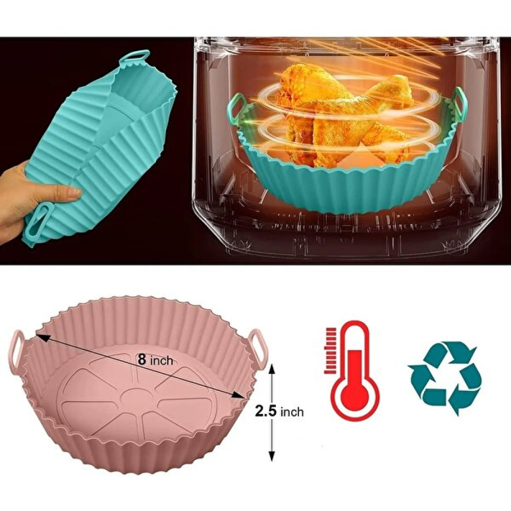 Morponi 2'Li Airfryer Silikon Pişirme Kabı 20 Cm Kek Kalıpları Fiyatı