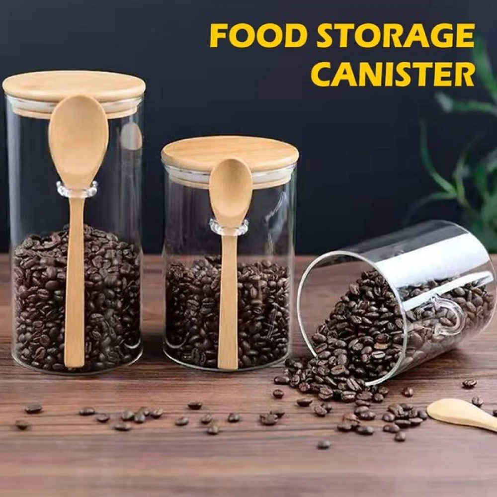 Morponi Bambu Kapaklı Kaşıklı Cam Kavanoz Baharatlık 250 ml - 300 ml - 450 ml 3'lü Baharat Setleri & Baharatlıklar Fiyatı