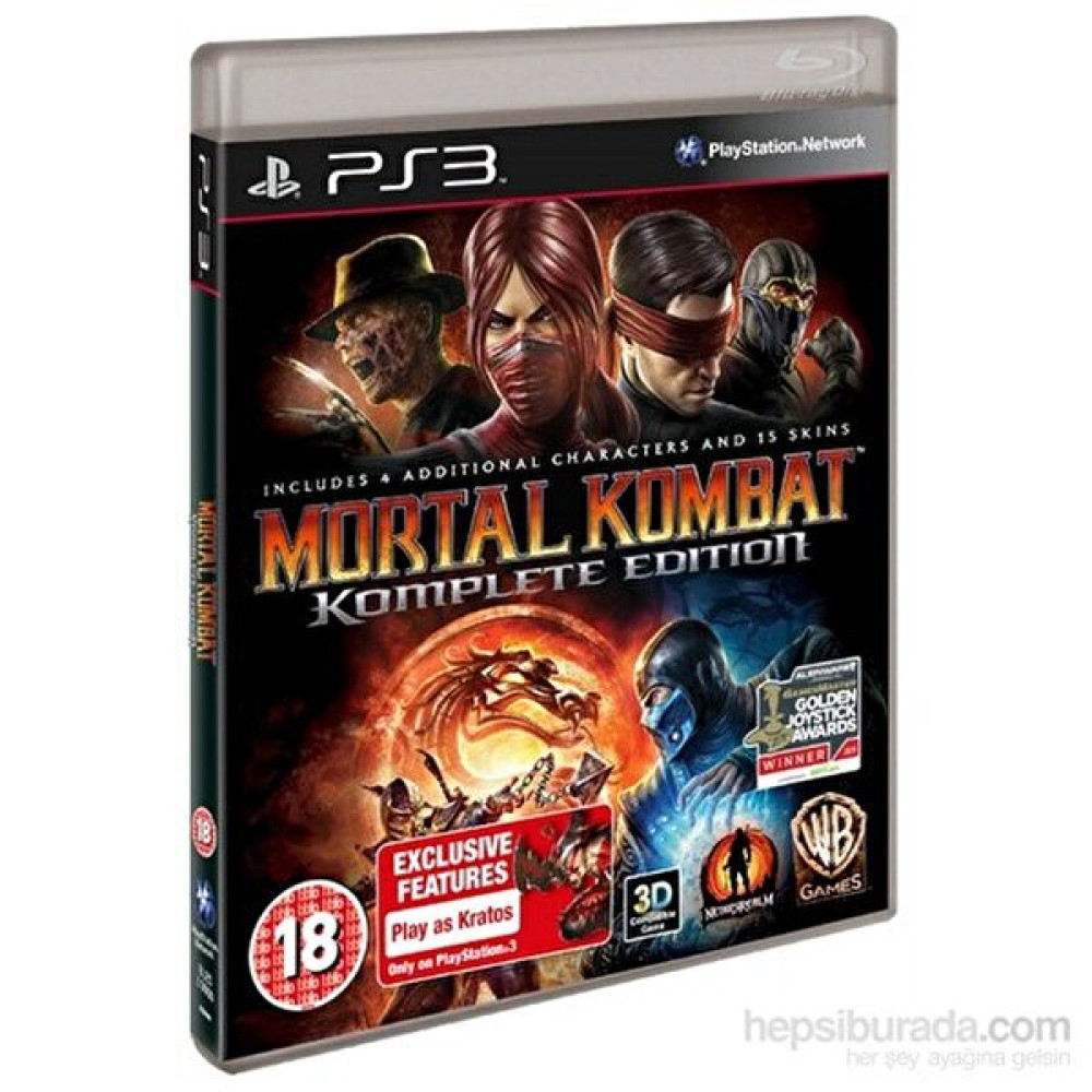 Mortal Kombat Komplete Edition PS3 PlayStation 2 - 3 Oyunları Fiyatı
