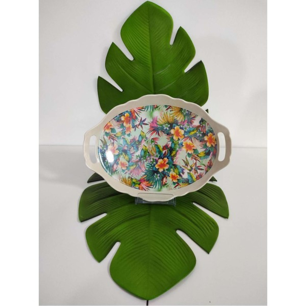 Morza Home Melamin Desenli S Tepsi 28 x 43 cm 5 Desen Servis Tepsisi Fiyatı