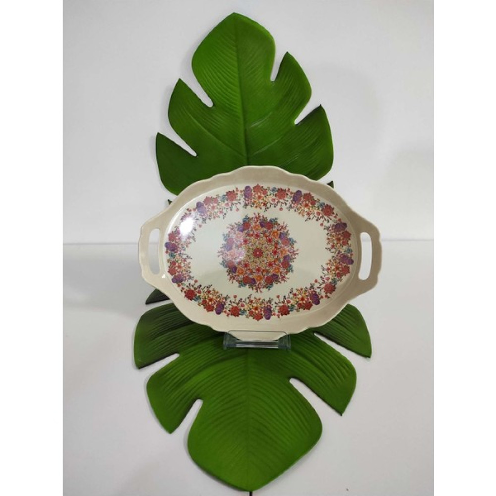 Morza Home Melamin Desenli S Tepsi 28 x 43 cm 5 Desen - 28 cm Servis Tepsisi Fiyatı