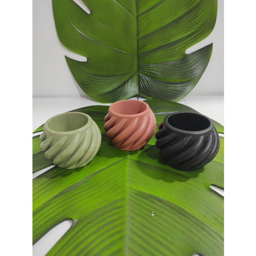 Morza Home Sukulent Kaktüs Saksısı 3'lü Yesil-Toprak-Siyah Renk (6X6X6CM) Saksı ve Aksesuarları Fiyatı