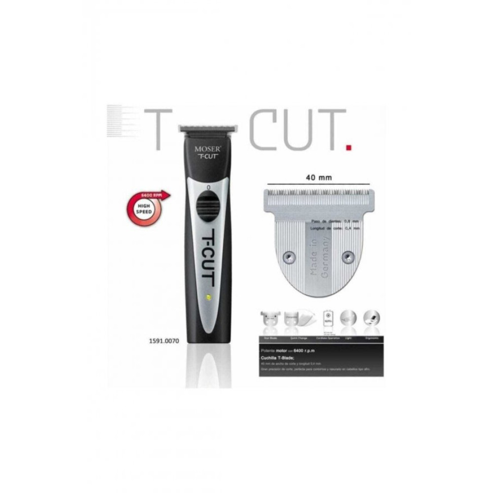 Moser 1591-0070 T-Cut Pro Sac Kesme Makinesi Tıraş Bıçağı ve Yedekleri Fiyatı