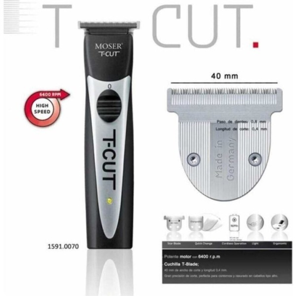 Moser Yok Tıraş Makinesi T-Cut 1591 Yok Kuru Şarjlı Saç 1 - 3 Resmi Distribütör Garantili 1-2 Saat 2 Yıl - Altın Oto Boyaları Fiyatı