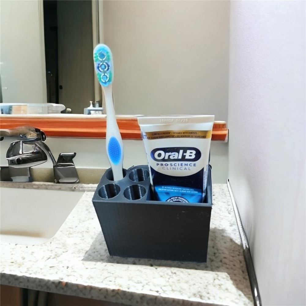 Mosilla Mini Diş Fırçalık ve Diş Macunluk - Siyah Diş Fırçalık Fiyatı