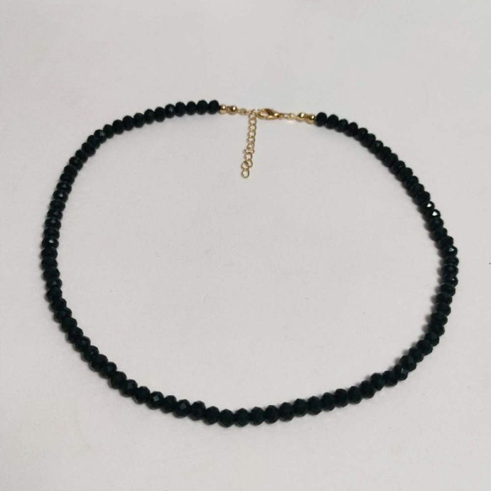 Moskoviçlitete Kristal Kolye - Koyu Yeşil - 40 cm Bijuteri Kolye Fiyatı