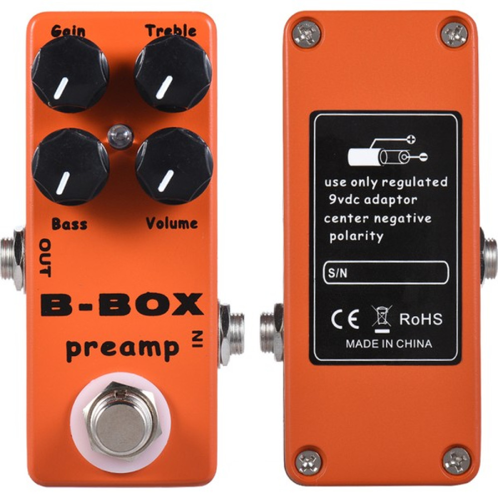 Mosky B-Box Elektro Gitar Preamp Overdrive Efekt Pedalı Full (Yurt Dışından) Pedal Seti Fiyatı
