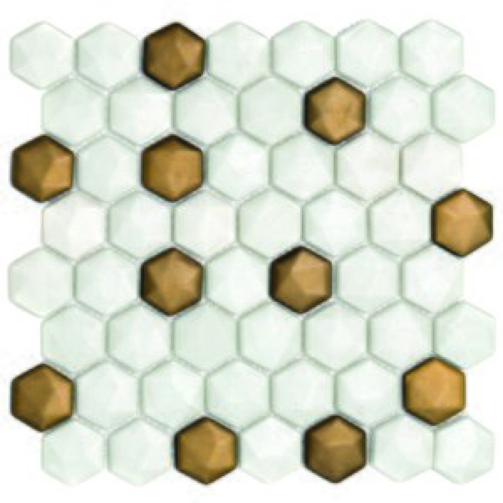 Mossaica Hexagon Cam Mozaik Fba 102 Yer / Yüzey Kaplamaları Fiyatı