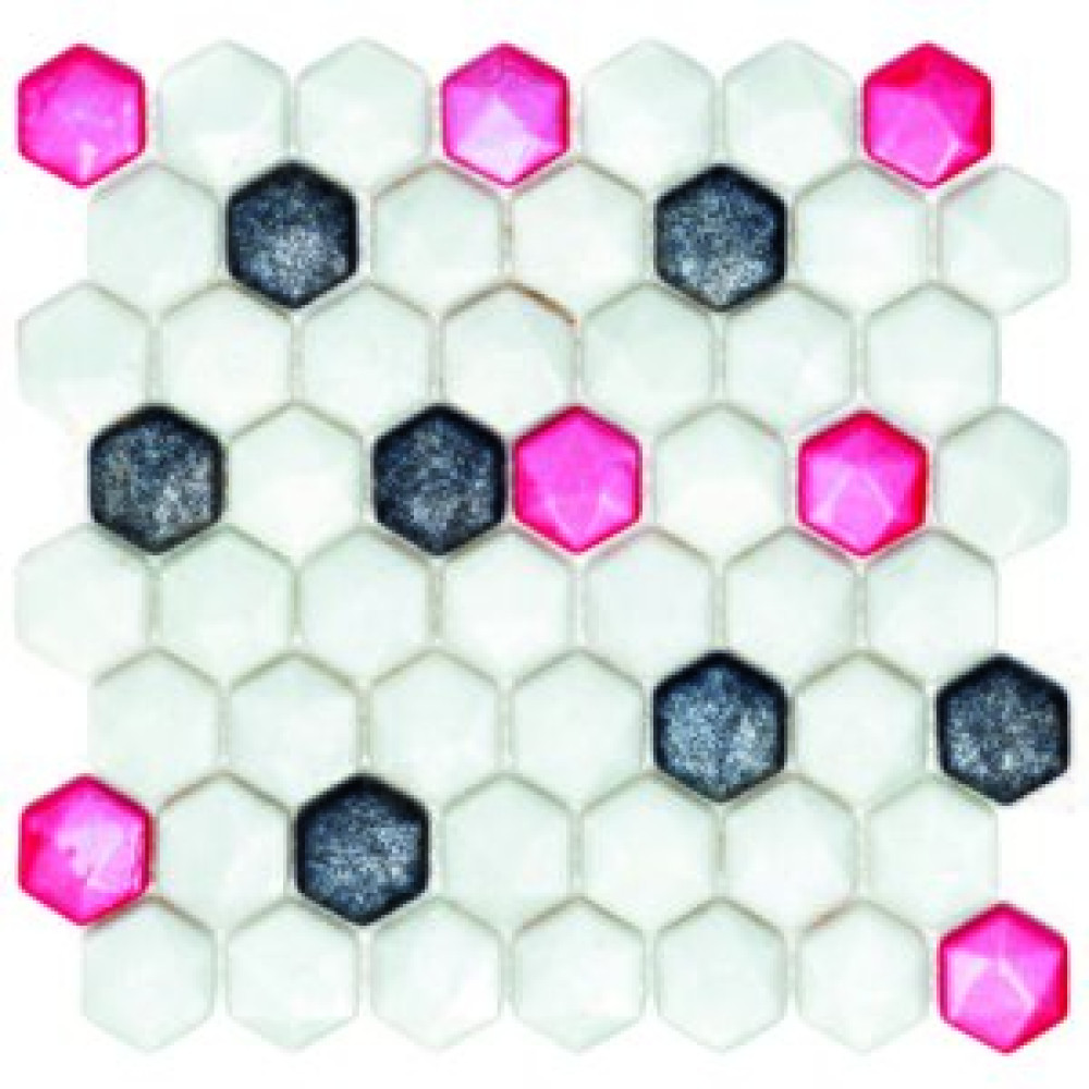 Mossaica Hexagon Cam Mozaik Fba 202 Yer / Yüzey Kaplamaları Fiyatı