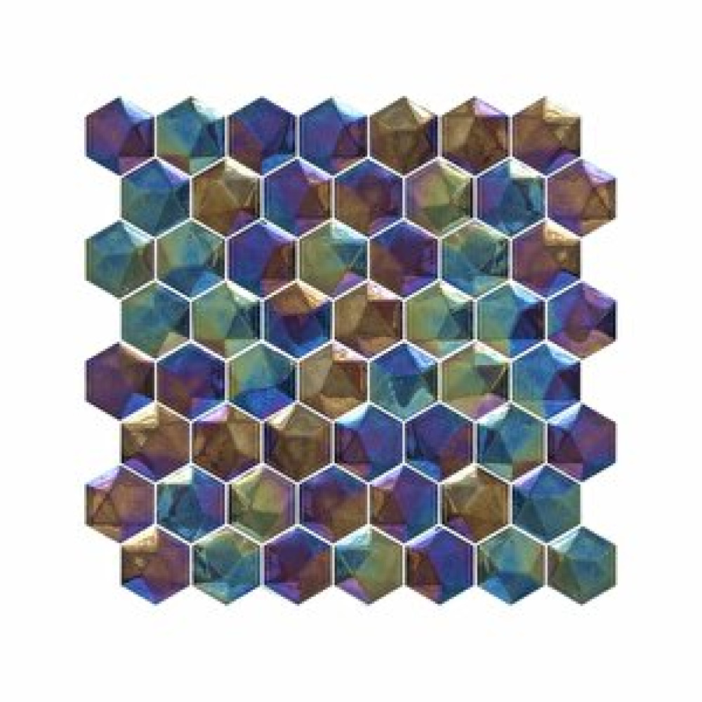 Mossaica Hexagon Cam Mozaik Fbap 017 Yer / Yüzey Kaplamaları Fiyatı
