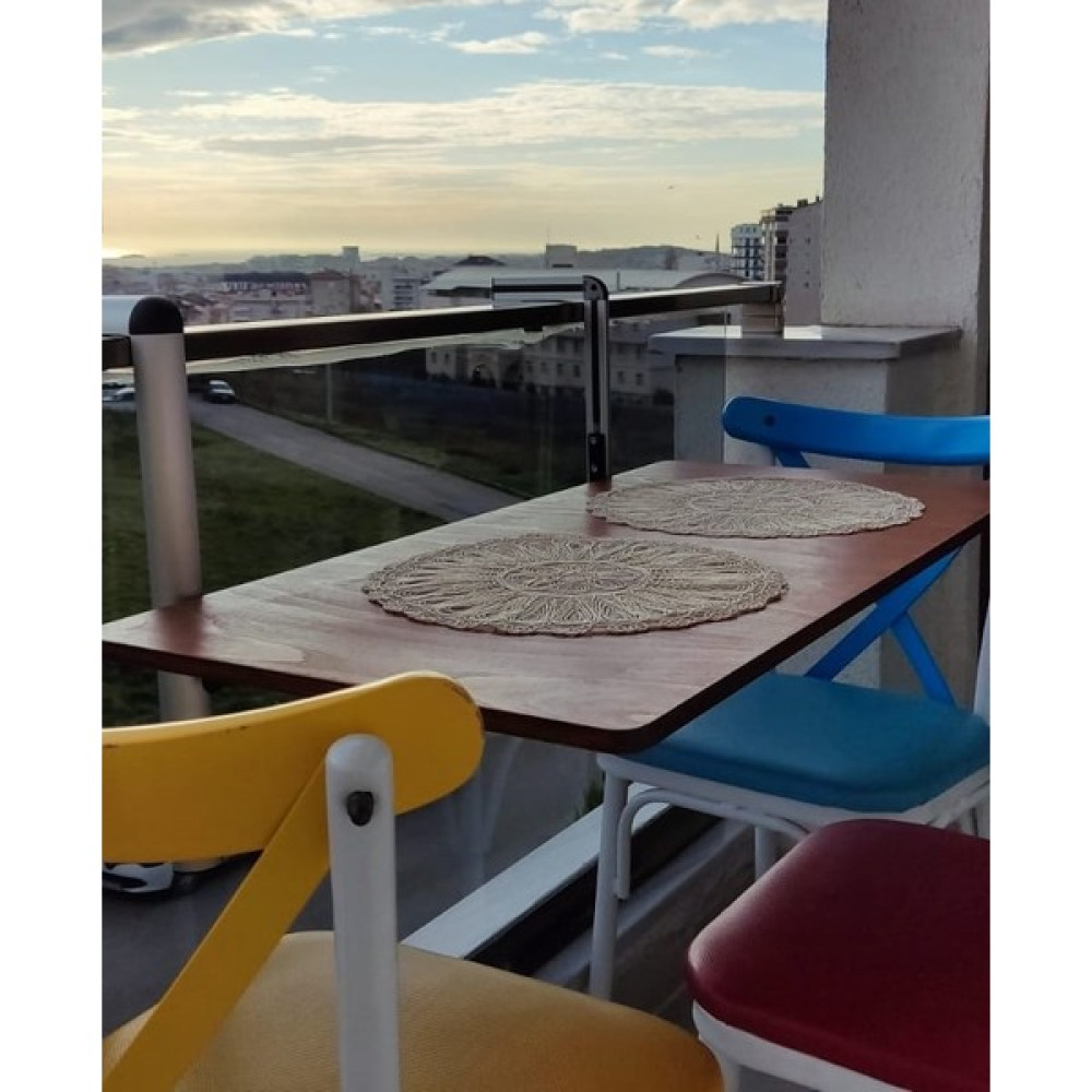 Mosstech Katlanır Portatif Balkon Masası Bahçe Masası Fiyatı