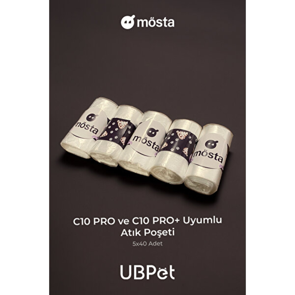 Mösta Atık Poşeti Ubtech C10 Pro ve C10 Pro + Kameralı Otomatik Kedi Tuvalet Uyumlu (5li paket gönderilecektir) - Şeffaf Evcil Hayvan Ürünleri Fiyatı