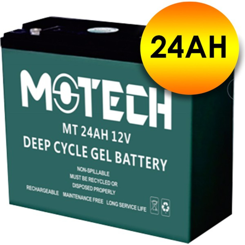 Motech 24 AH Amper 12 V Jel Akü Akü Fiyatı