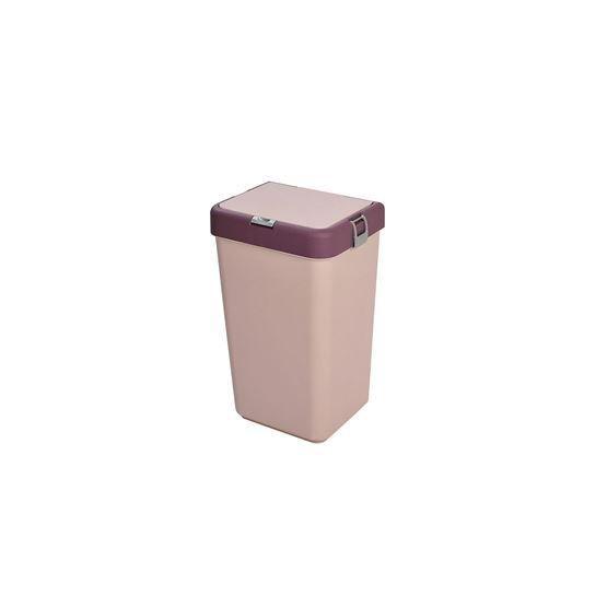 Motek Mono 40 lt Mürdüm Pembe Çamaşır Sepeti