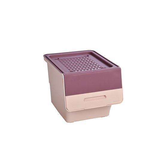 Motek Tekli 33 L Mürdüm Pudra Organizer