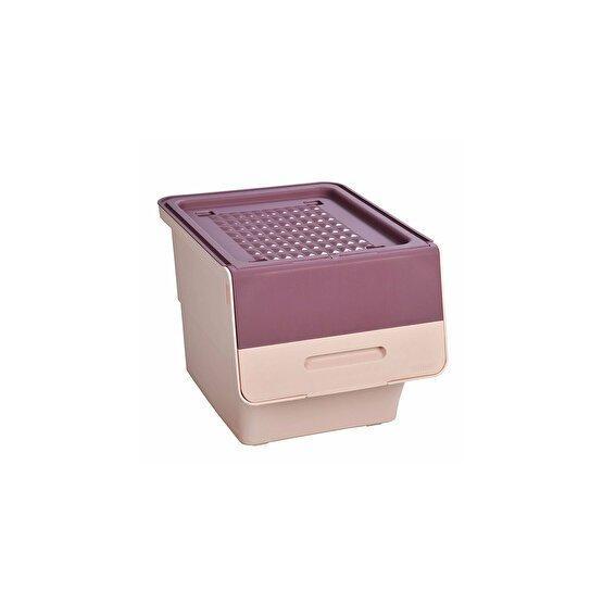 Motek Tekli 33 L Mürdüm Pudra Organizer