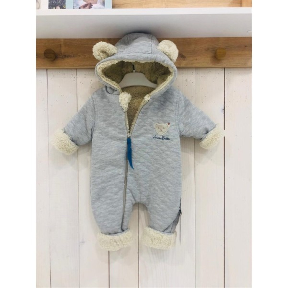 Mother Wings Içi Welsoft Fermuarlı Kapüşonlu Kışlık Ayıcıklı Bebek Tulum Anne, Bebek Fiyatı