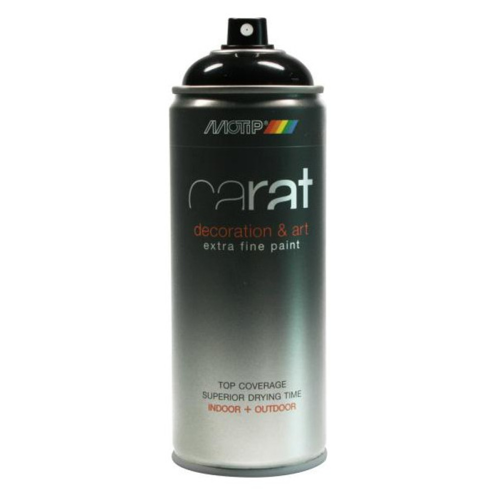 Motip Carat Mat Siyah Sprey Boya - 400 ml RAL9005 Oto Boyaları Fiyatı