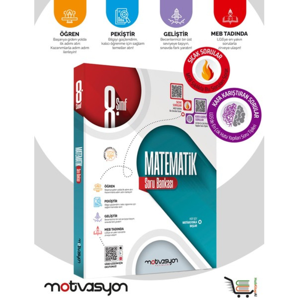 Motivasyon 8. Sınıf Matematik Soru Bankası Ders Sınav Kitapları Fiyatı