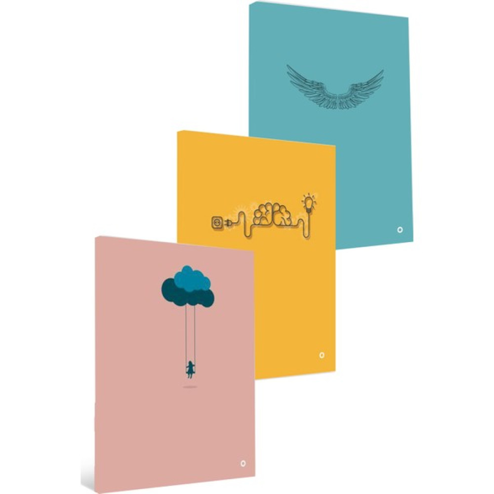 Motivasyon Yayınları Defter Buluttan Salıncak+Trend+Kanat - Renkli Not Defteri & Bloknot Fiyatı