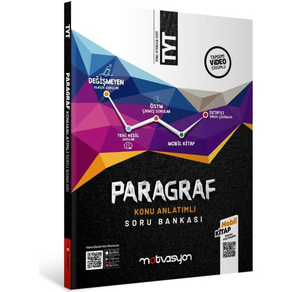 Motivasyon Yayınları TYT Paragraf Soru Bankası ve Çıkmış Sorular (Ciltli) Temel Yeterlilik Testi (TYT) Fiyatı