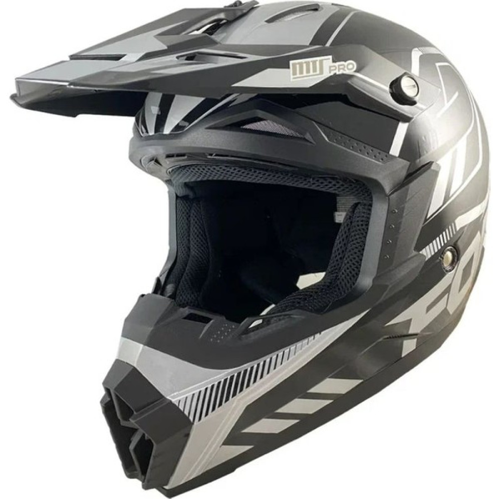 Motoanl Motosiklet Ce Onaylı Kask Içi Yıkanılabilir Cross Kask Forza Sılver - L Motorsiklet Kaskları Fiyatı