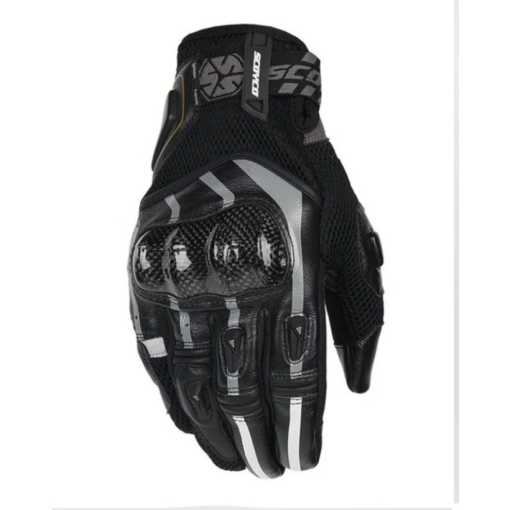 Motoanl Motosiklet Eldiveni Karbon Fiber Koruma Deri Microfiber Kumaş Motor Eldiven - M Motorsiklet Eldivenleri Fiyatı