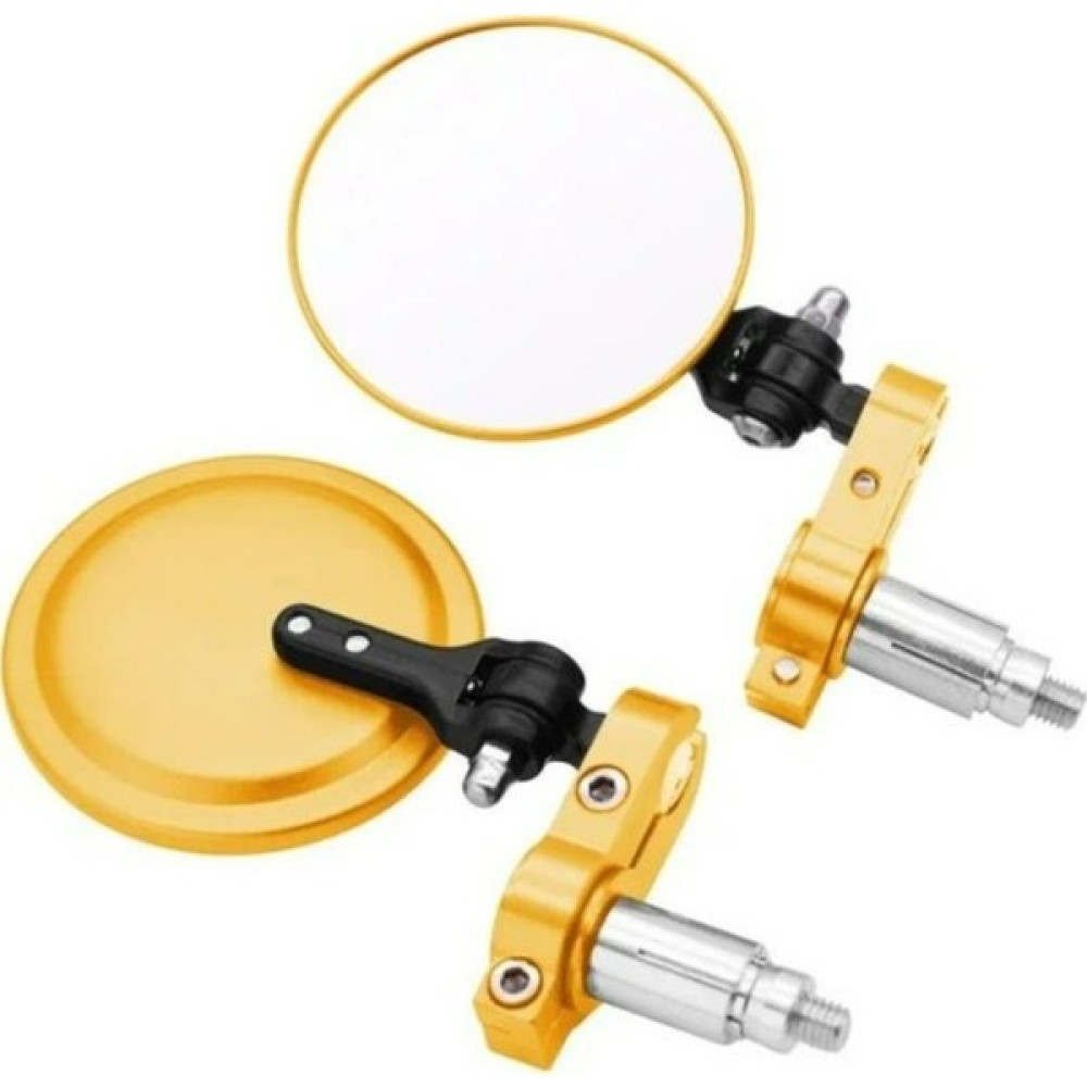 Motoanl Motosiklet Gidon Aynası Üniversal Model Katlanabilir Kadem Ayarlı Cafe Racer Ayna Motor Gidon Aynası Yellow Motorsiklet için Diğer Aksesuarlar Fiyatı