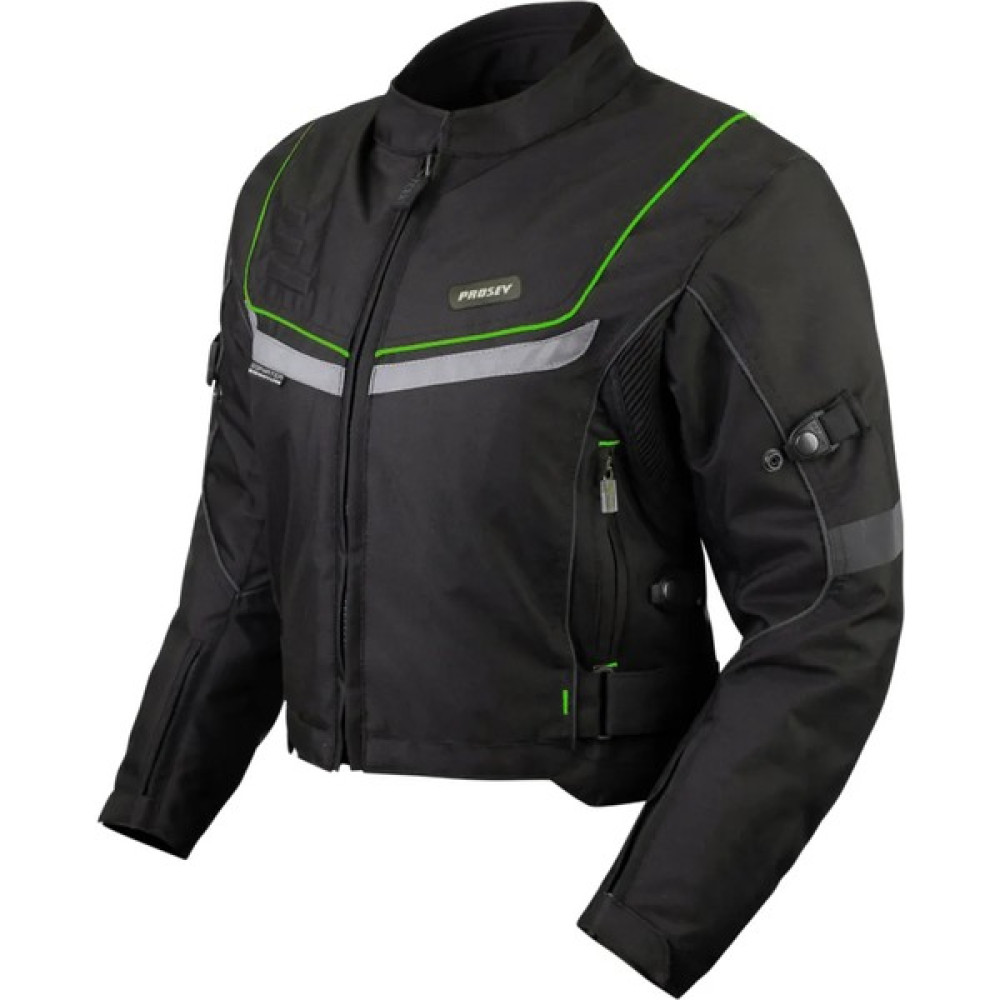 Motoanl Motosiklet Kadın Montu Kısa Model 4 Mevsim Şık Tasarım Motorcu Mont Neon - M Motorsiklet Montları Fiyatı