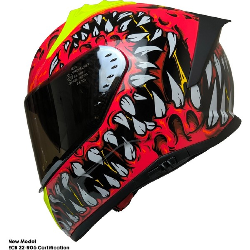 Motoanl Motosiklet Kask Ece 22.R06 Sertifikalı Double Vizör Fiber Motor Kaskı Full Face Yeni Sezon Demon - M Motorsiklet Kaskları Fiyatı