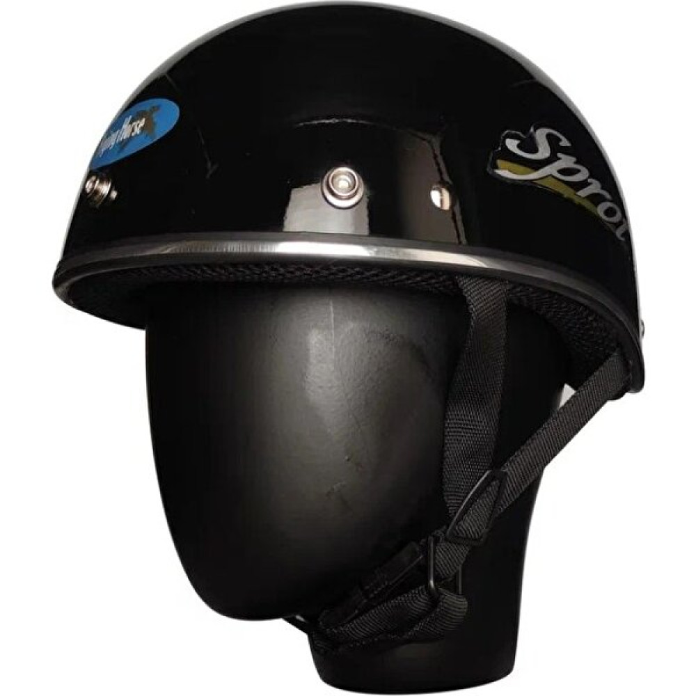 Motoanl Motosiklet Kaskı Abs Materıal Yarım Chopper Model Kask Vespa Scooter Black - Standart Motorsiklet Kaskları Fiyatı