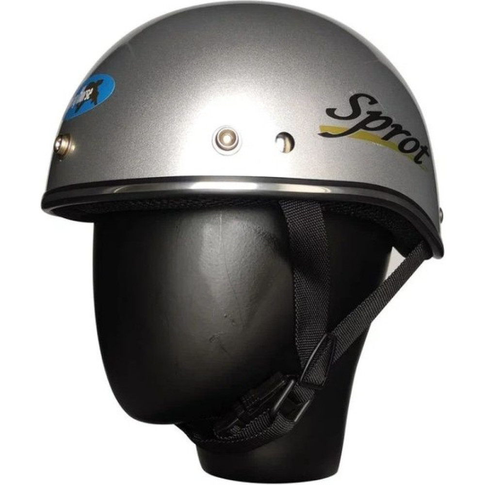 Motoanl Motosiklet Kaskı Abs Materıal Yarım Chopper Model Kask Vespa Scooter Grey - Standart Motorsiklet Kaskları Fiyatı