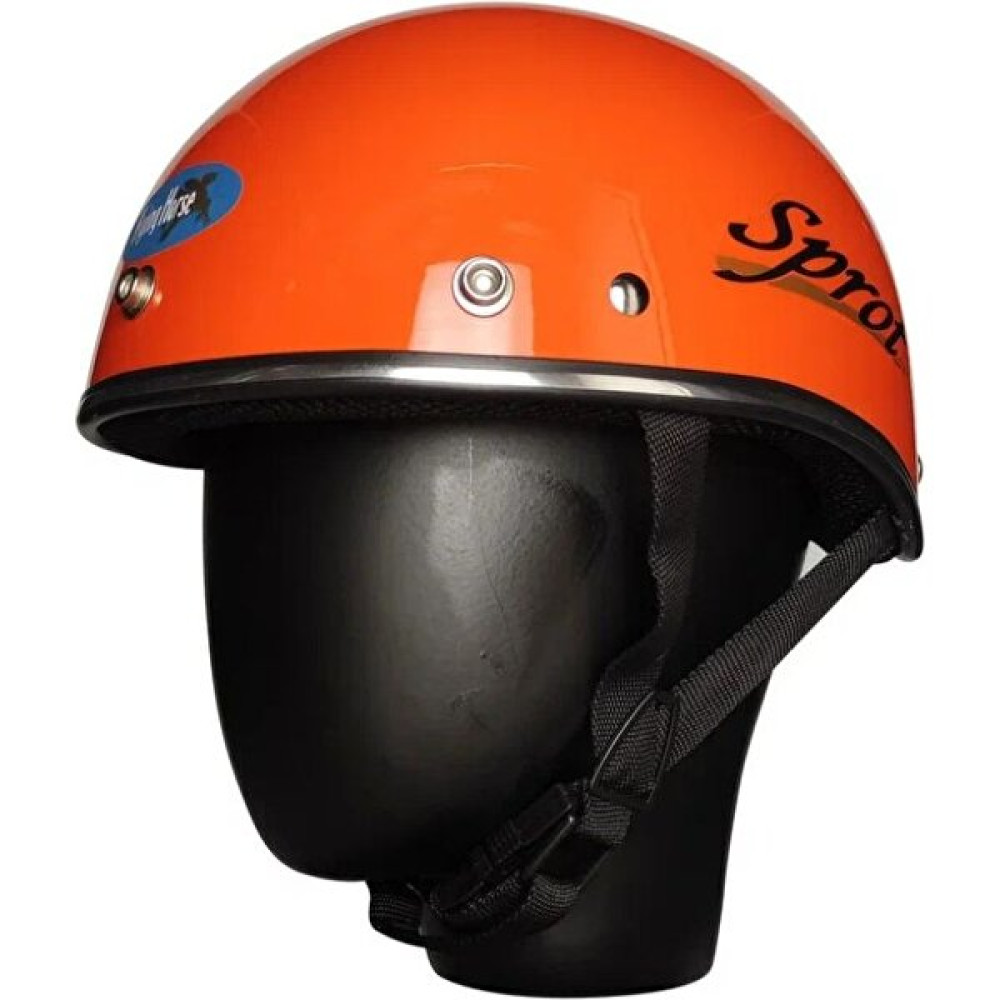 Motoanl Motosiklet Kaskı Abs Materıal Yarım Chopper Model Kask Vespa Scooter Orange - Standart Motorsiklet Kaskları Fiyatı