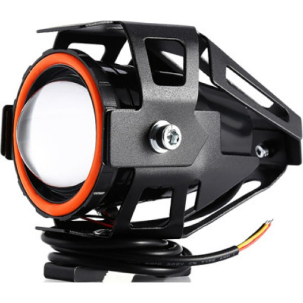Motoanl Motosiklet LED Sis Farı 12 V Mini Kırmızı Angelli Beyaz Işık Kısa Uzun Çakar Mod U5 Motorsiklet Lambaları Fiyatı
