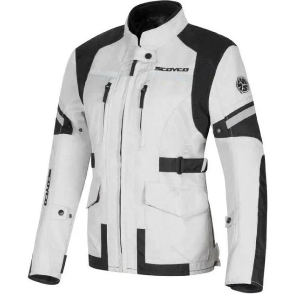 Motoanl Motosiklet Montu 4 Mevsim Uzun Oxford 600-D Dayanıklı Kumaş Women Motor Mont Grey - M Motorsiklet Montları Fiyatı
