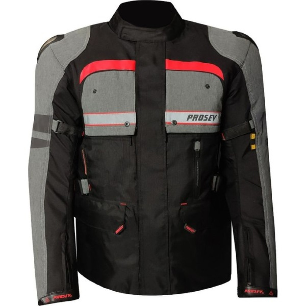 Motoanl Motosiklet Montu Long 4 Mevsim Full Korumalı Maxdura 600-D Dayanıklı Kumaş Touring Motor Mont Red - 4XL Motorsiklet Montları Fiyatı