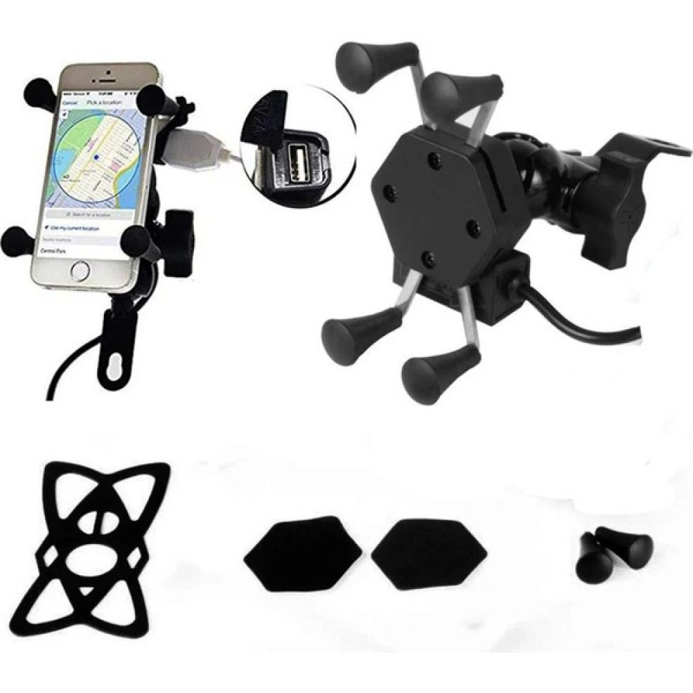 Motoanl Motosiklet Telefon Tutucu Scooter Unıversal Metal Ayna Bağlantılı 360 Dönebilen Motor Telefon Tutucu Motorsiklet için Diğer Aksesuarlar Fiyatı