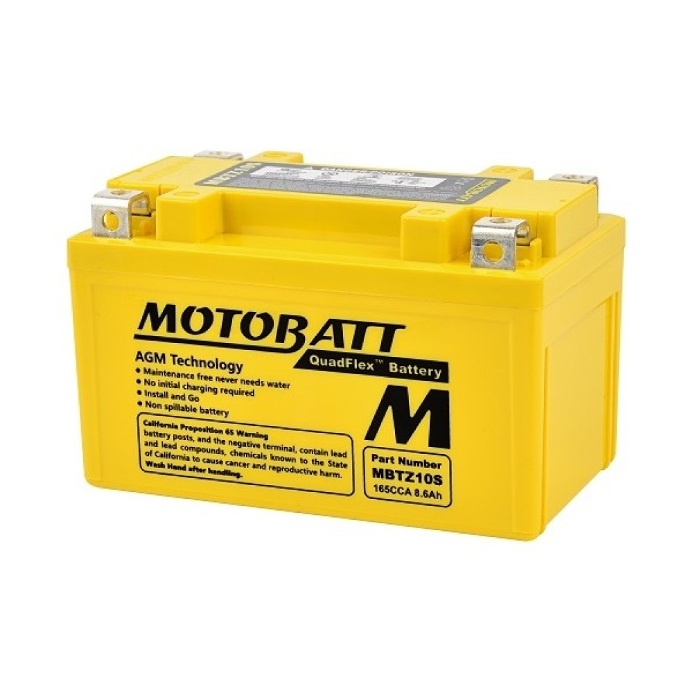 MOTOBATT AKÜ QUADFLEX 4 KUTUP 8,6 Ah 165 CCA MBTZ10S Oto Boyaları Fiyatı