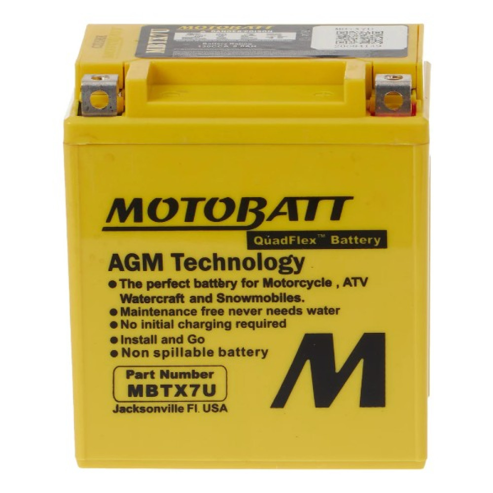 Motobatt Yamaha Ybr 125 Esd Akü Mbtx7U - Renkli Akü Fiyatı