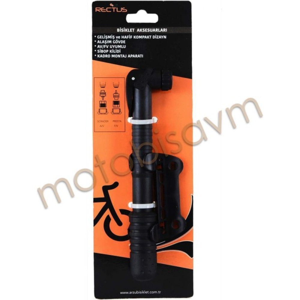 Motobisavm Mini Pompa Hb2 [a/v - F/v Uyumlu] Rectus-- Bisiklet Aksesuarları Fiyatı