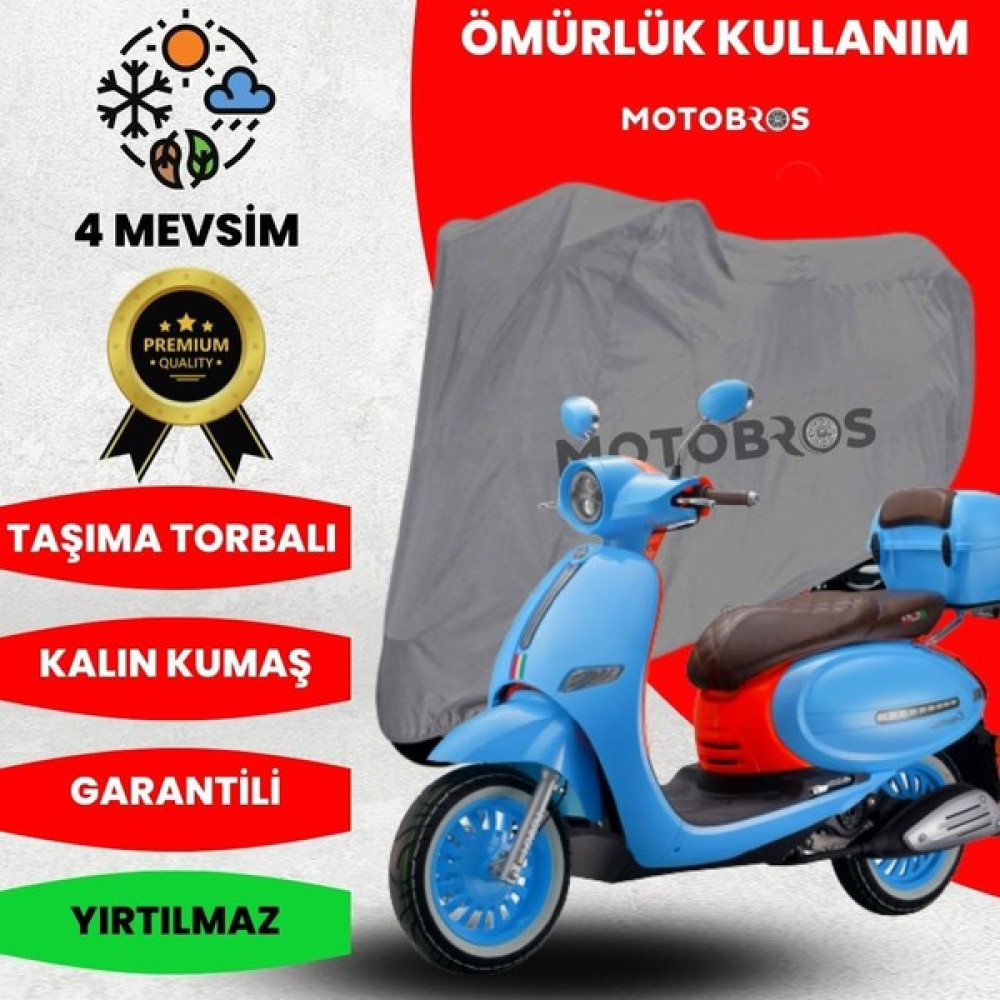 Motobros Arora Cappucino 50 Motosiklet Branda (En Kalın) Kumaş Ömürlük Kullanım - Standart Motorsiklet Brandaları Fiyatı