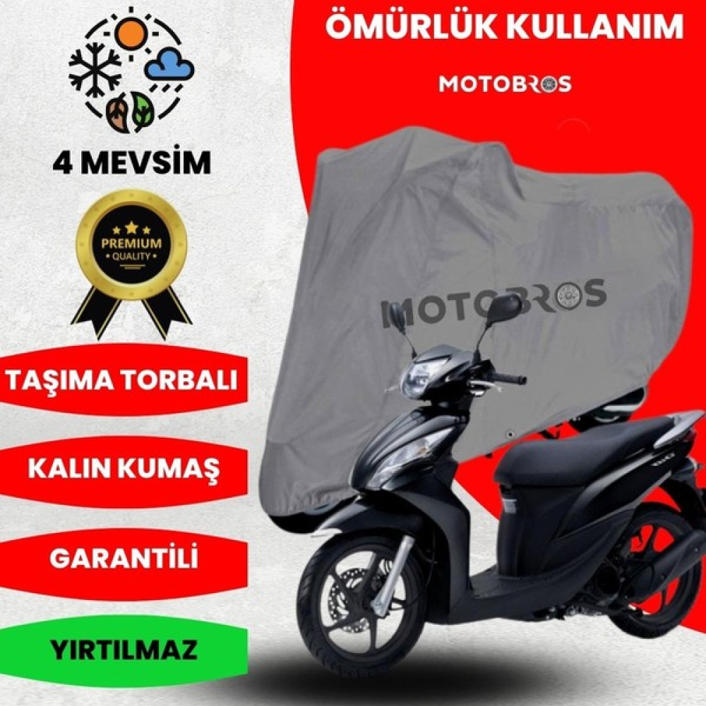 Motobros Honda Dio Motosiklet Branda (En Kalın) Kumaş Ömürlük Kullanım - Standart Motorsiklet Brandaları Fiyatı