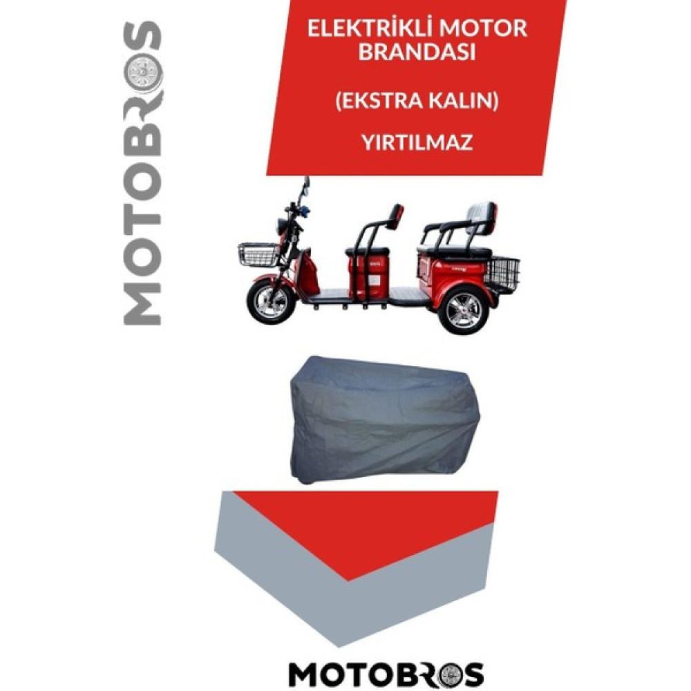 Motobros Yuki Yk 32 Greta 3 Tekerli 3 Kişilik Elektrikli Motosiklet Motor Koruma Brandası Ultra Dayanıklı Motorsiklet Brandaları Fiyatı