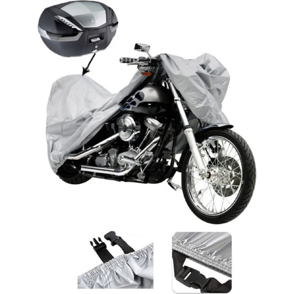 Motoen Hero Xpulse 200 Gri Motosiklet Brandası Arka Çanta Uyumlu Motorsiklet Brandaları Fiyatı