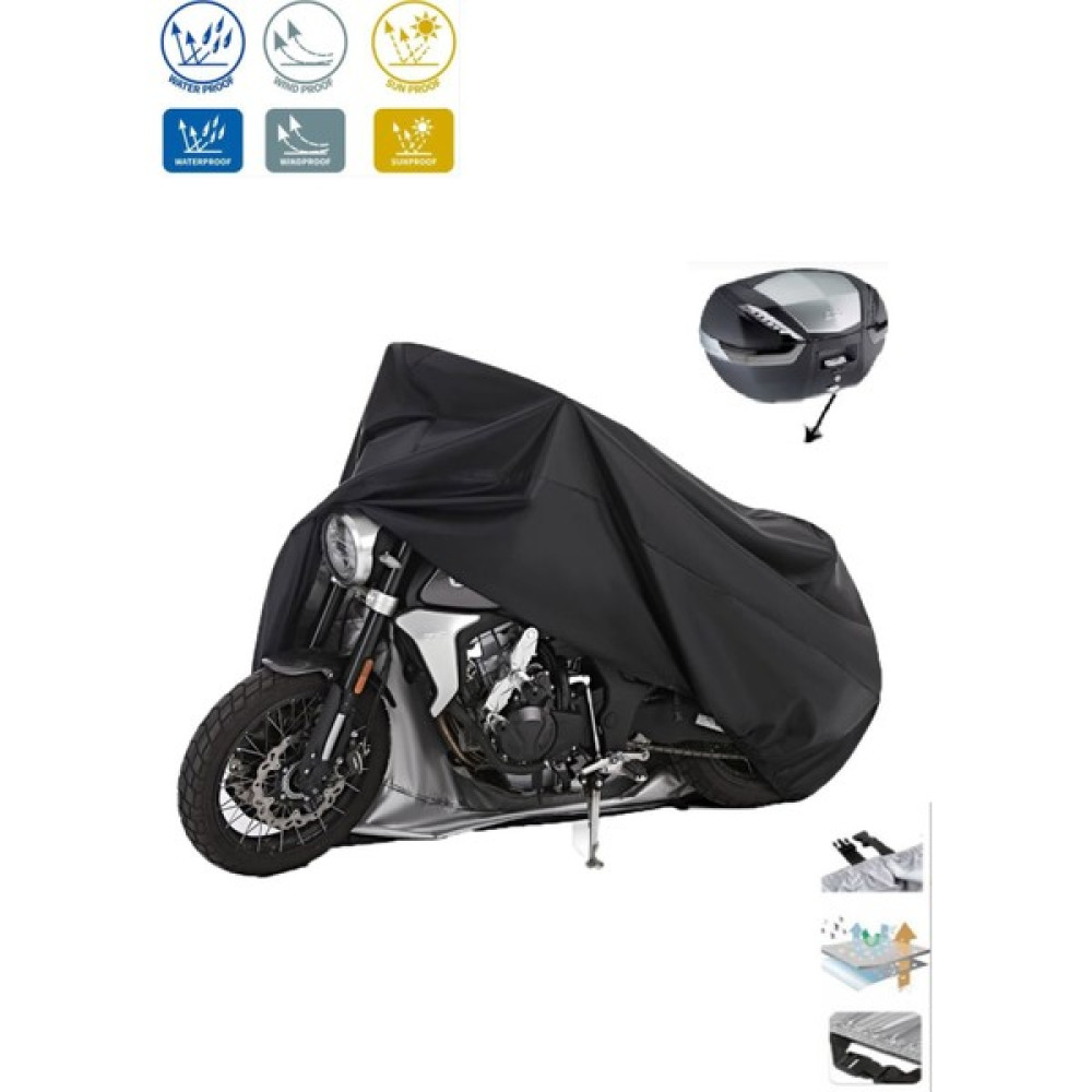 Motoen Honda X-Adv 350 Siyah Motosiklet Brandası Arka Çanta Uyumlu Motorsiklet Brandaları Fiyatı