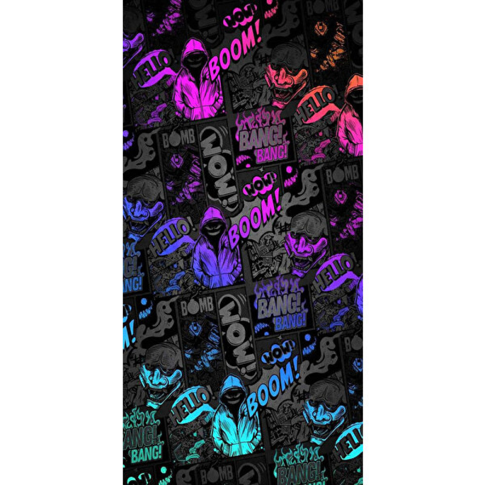 Motofox Graffiti Motorcu Boyunluğu Bandana Buff Unisex - Standart - Renkli Motorsiklet Sürücüsü Giyim & Ayakkabı Fiyatı