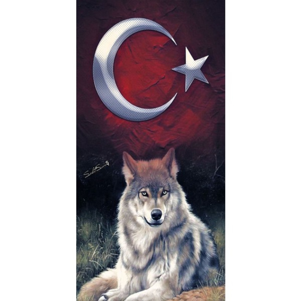 Motofox Türk Bayraklı Kurt Motosiklet Bandana Buff Baf Boyunluk - Standart - Renkli Motorsiklet Sürücüsü Giyim & Ayakkabı Fiyatı
